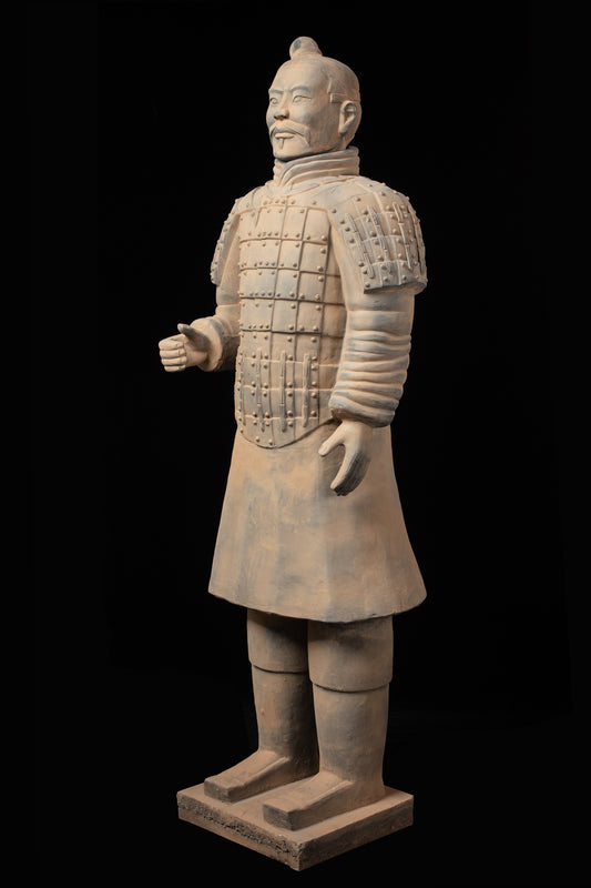 1.8M Soldier - CLAYARMY-1.8M Terracotta Soldier Figurine Side View