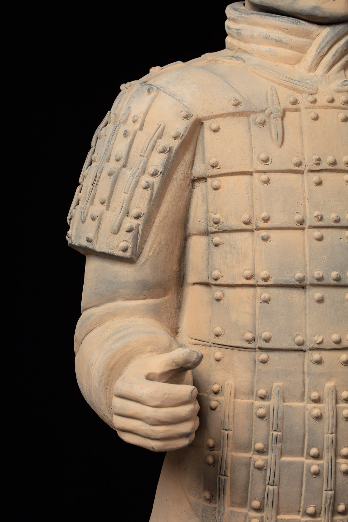 1.8M Soldier - CLAYARMY-1.8M Terracotta Soldier Figurine Close-up