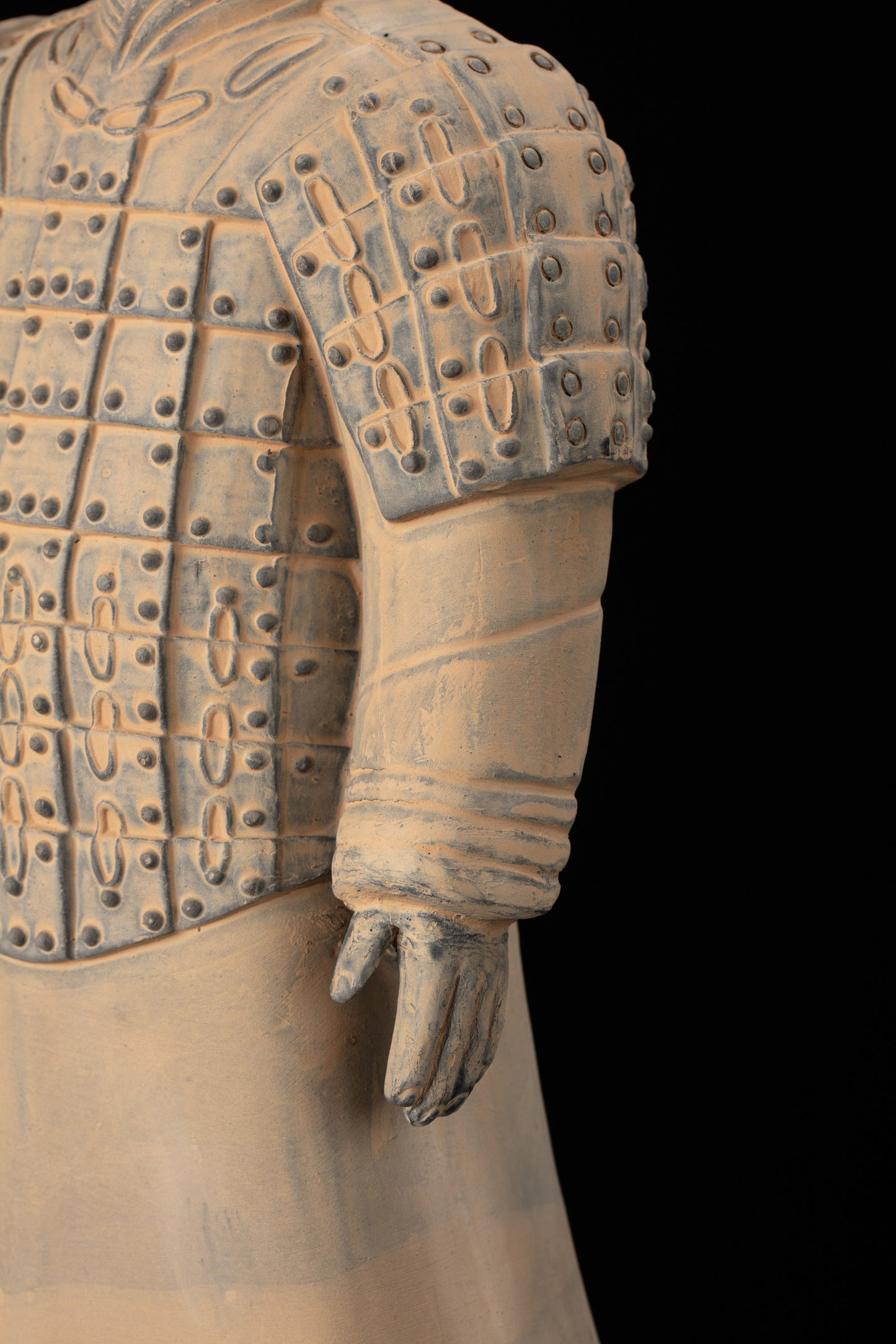55CM Soldier - CLAYARMY-55CM Terracotta Soldier Figurine Close-up