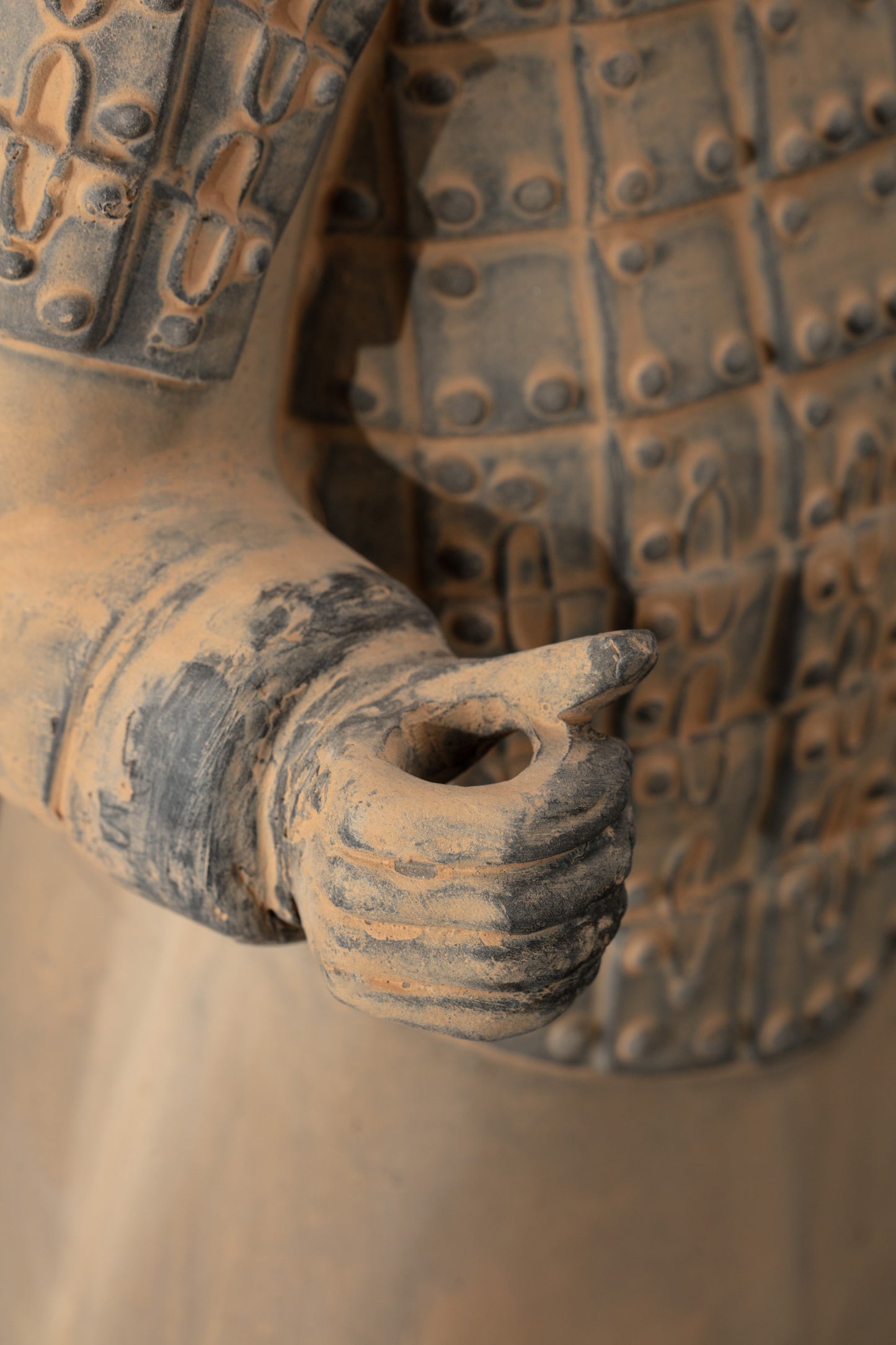 55CM Soldier - CLAYARMY-55CM Terracotta Soldier Figurine Close-up