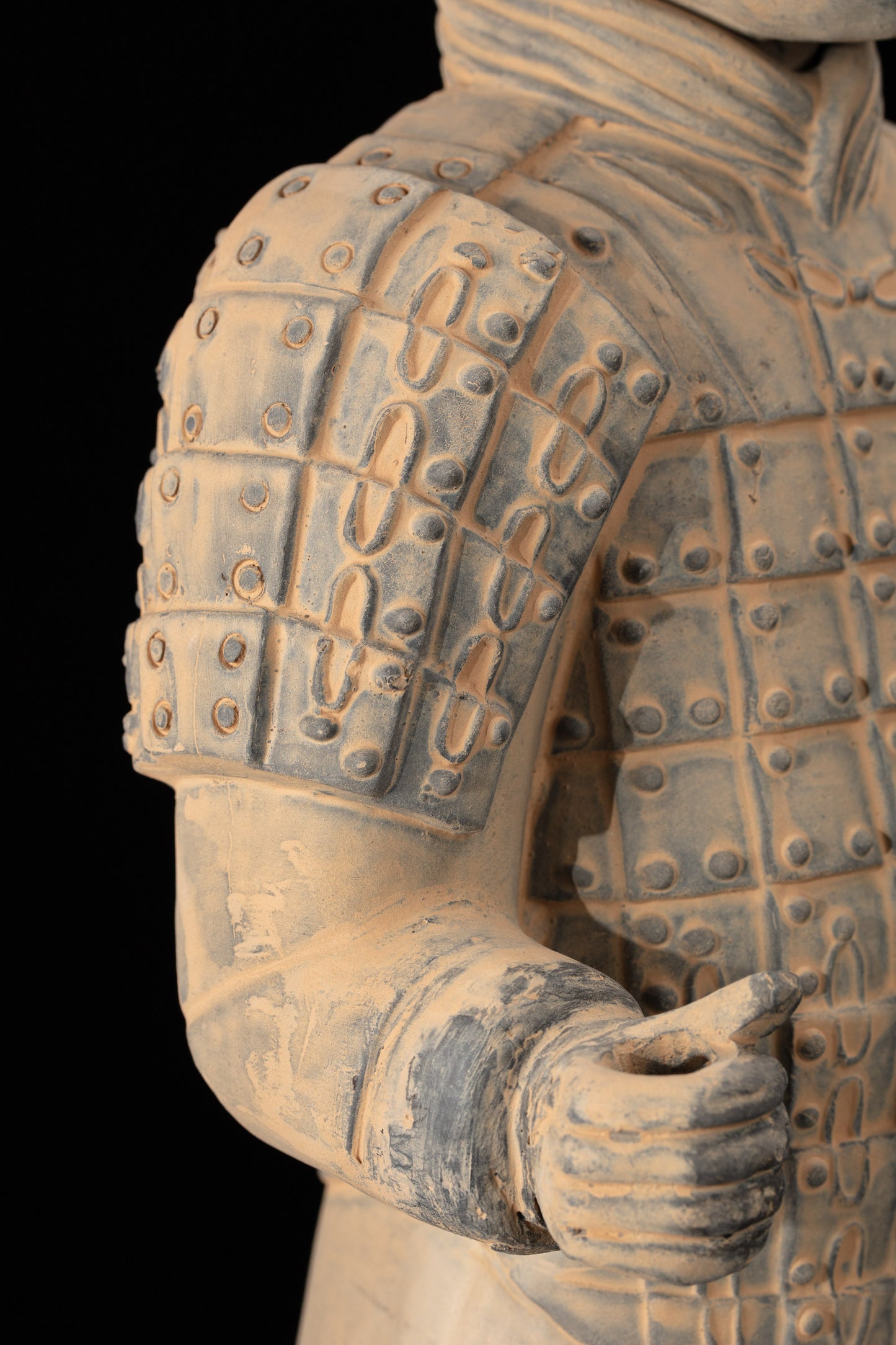 55CM Soldier - CLAYARMY-55CM Terracotta Soldier Figurine Close-up
