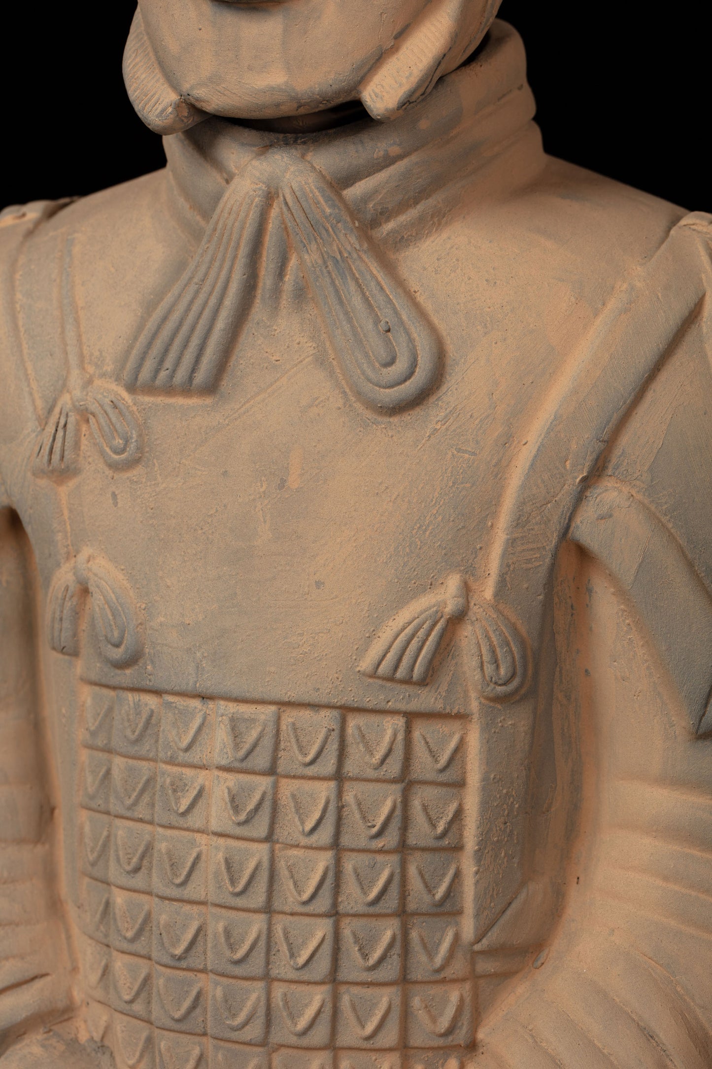 70CM General - CLAYARMY-Regal Military Elegance: Detailed perspective of the 70CM General, emanating regal military elegance through finely sculpted features and ornate military attire.