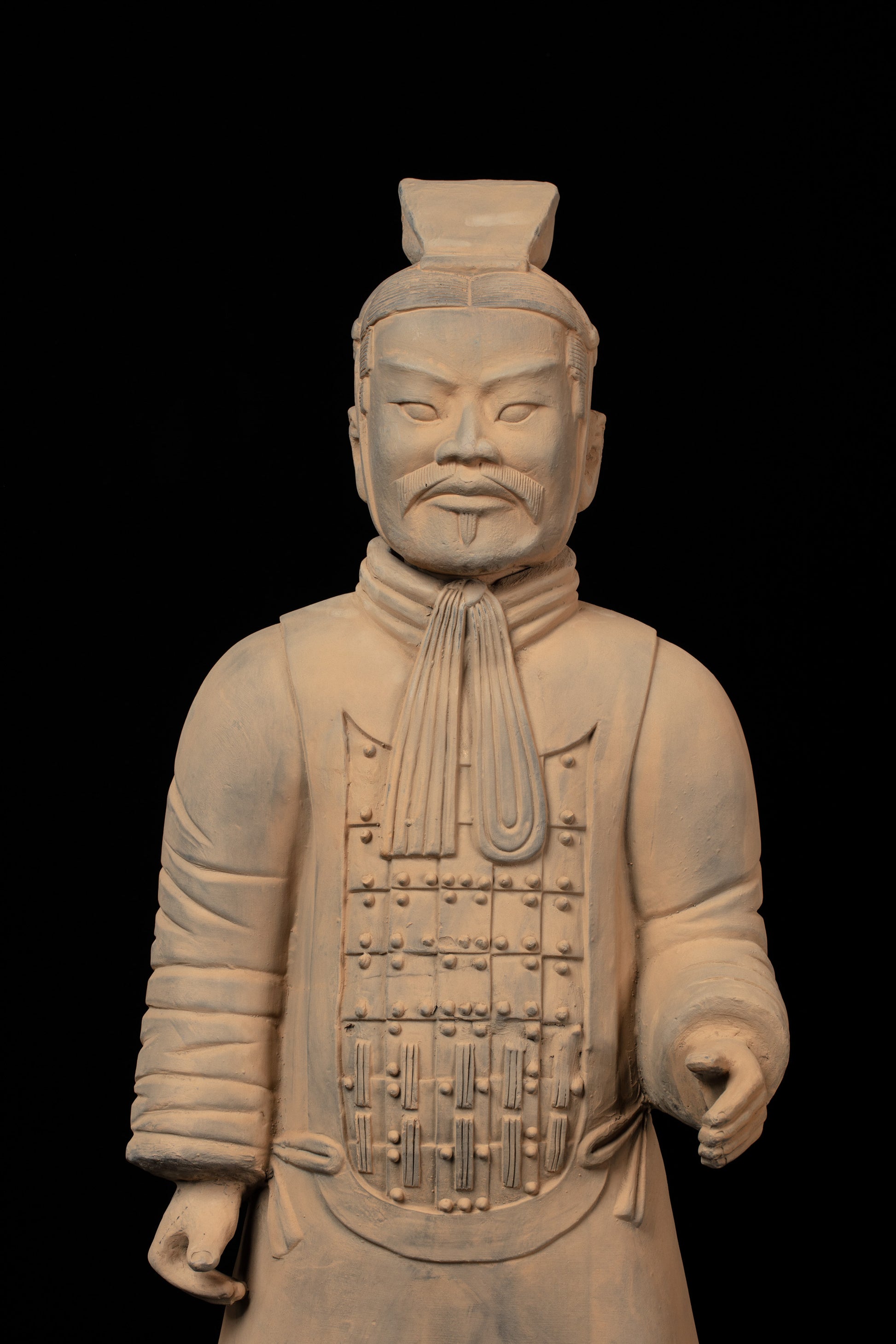 1.2M Officier - CLAYARMY-Close-up shot capturing the facial expression and meticulous craftsmanship of the 1.2M Officer.