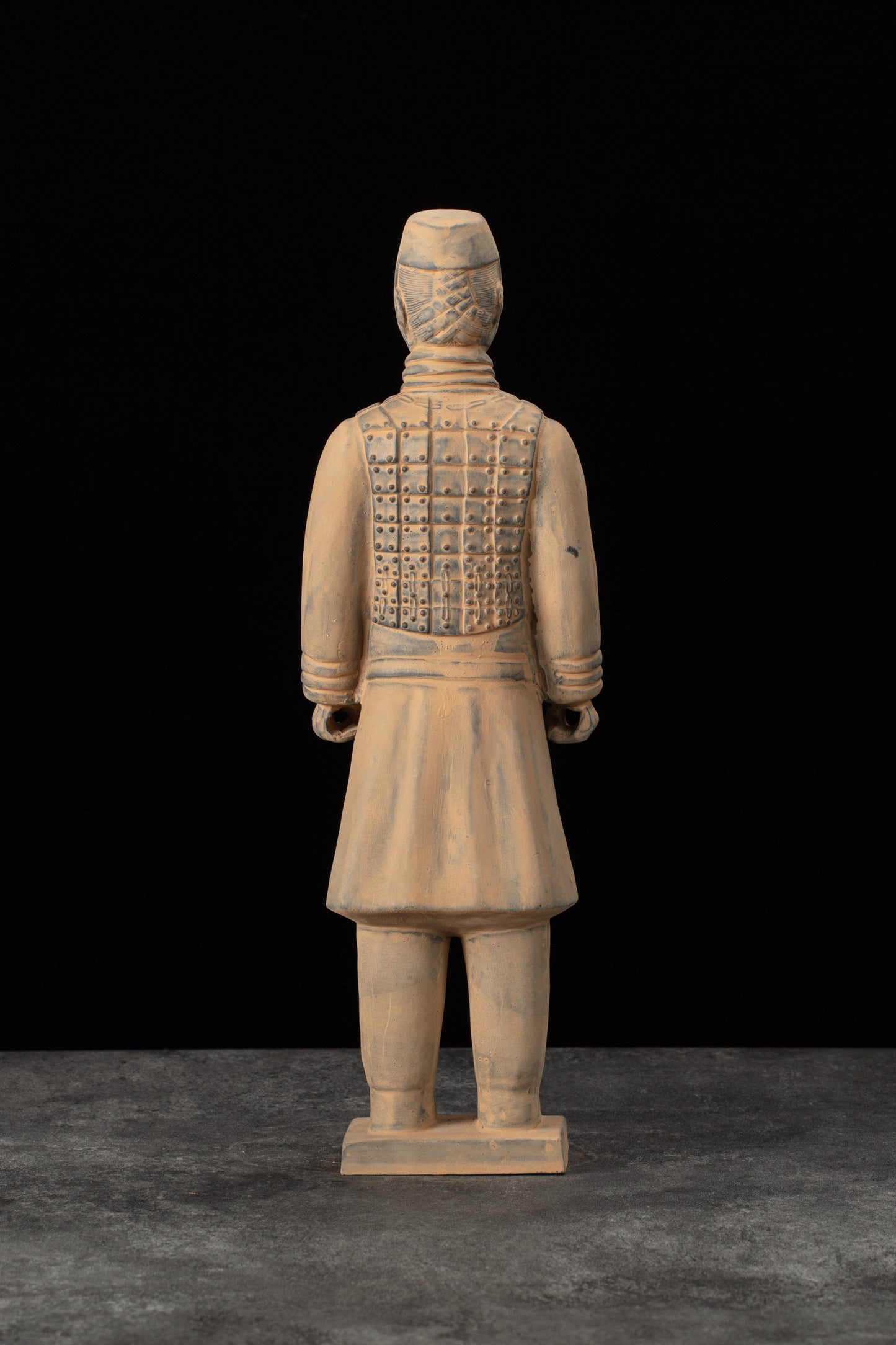 35CM Cavalryman - CLAYARMY-Side-by-side comparison showcasing the 35CM Cavalryman replica from various angles, emphasizing the historical accuracy of the knee-length jacket and leather boots.