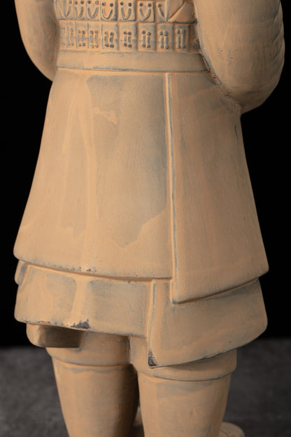 55CM General - CLAYARMY-Dynamic Command Pose: Dynamic view of the 55CM Terracotta Army General, capturing a dynamic command pose that adds movement and energy to the figurine.
