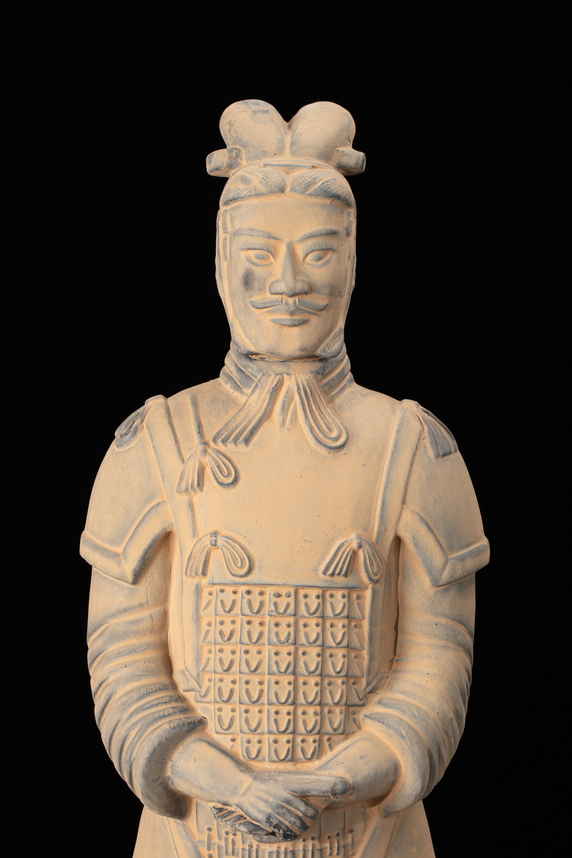55CM General - CLAYARMY-Sculpted Leadership Charisma: Detailed shot of the 55CM General's sculpted leadership charisma, capturing realistic expressions that exude command and experience.