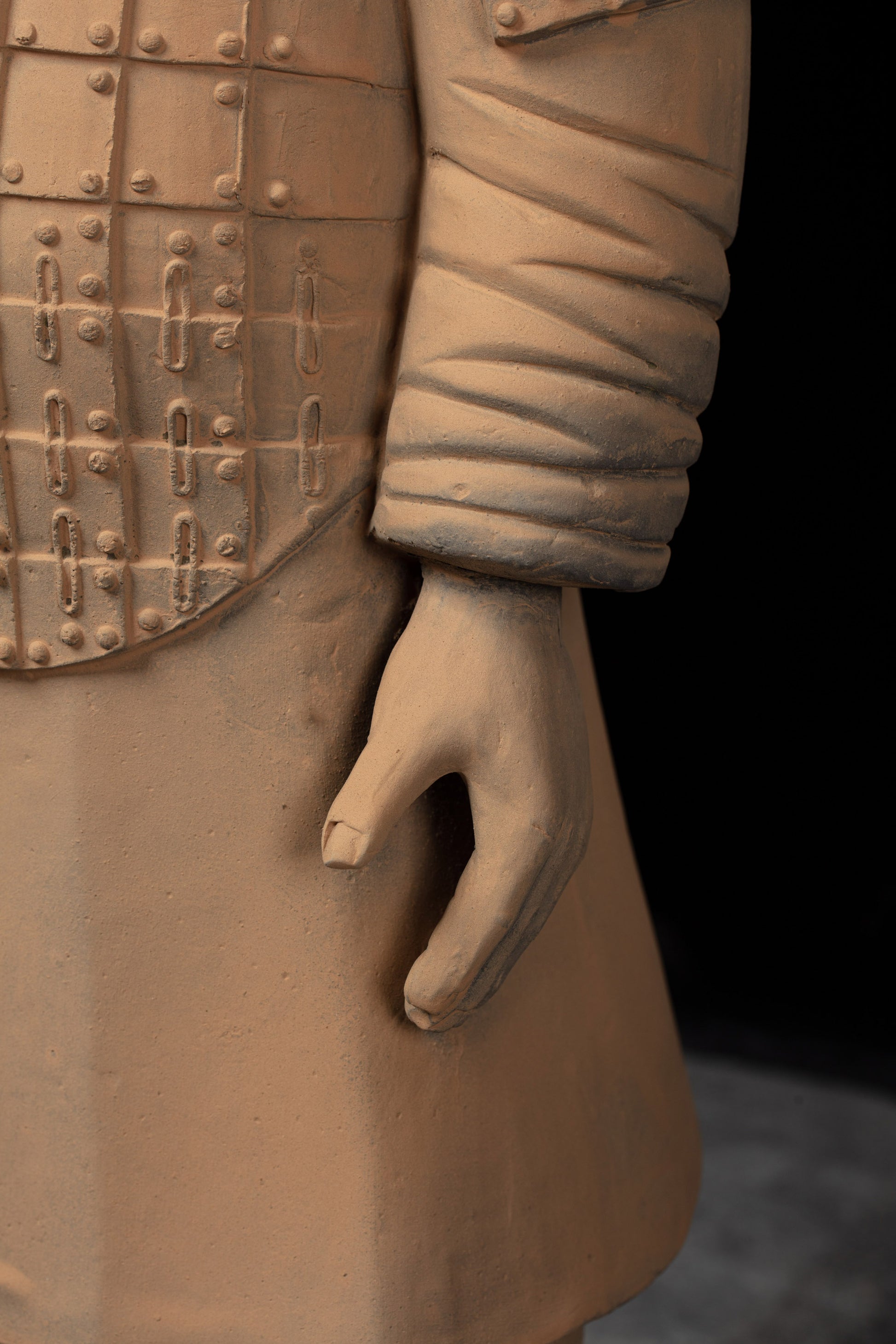 70CM Soldier - CLAYARMY-70CM Terracotta Soldier Figurine Close-up