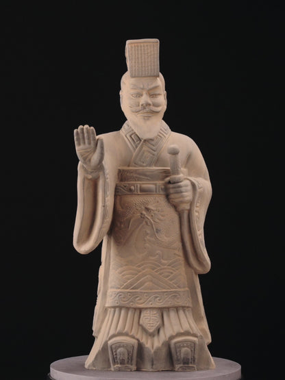 55CM Emperor - CLAYARMY - Embark on a visual journey through history with a captivating video featuring Clayarmy's 55CM Emperor Qin Terracotta Warrior. Witness the grandeur and craftsmanship of ancient China.