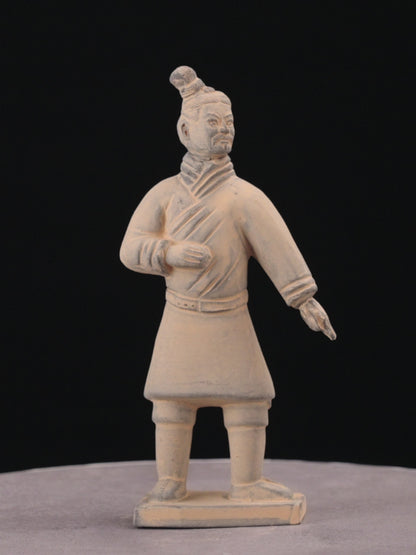 Step into the world of ancient warriors with our 20CM Terracotta Army Standing Archer. This video unveils the figurine's dynamic features, including a unique bun, battle robe, and short boots. Explore the expert artistry that captures the essence of historical accuracy and craftsmanship in this meticulously crafted replica.