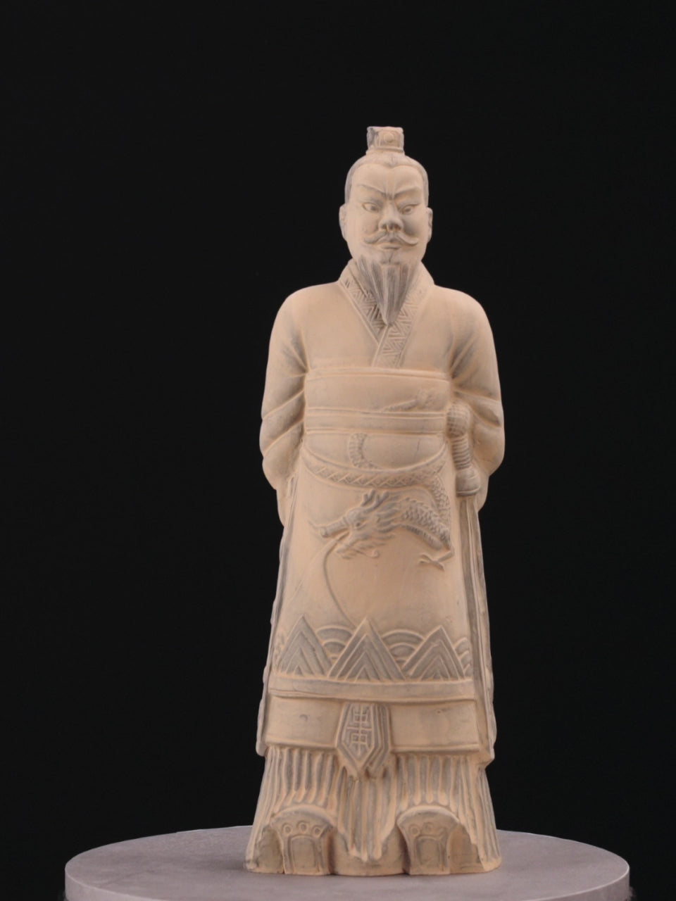 45CM Emperor - CLAYARMY - Embark on a visual journey through history with a captivating video featuring Clayarmy's 45CM Emperor Qin Terracotta Warrior. Witness the grandeur and craftsmanship of ancient China.